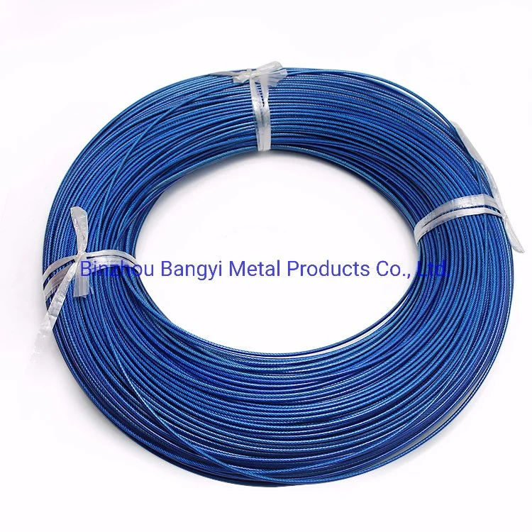 Gym Cable Steel Wire Rope PVC Coating 7X19