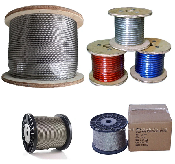 6X19+FC/Iwrc Rope Price/Hoisting/Cableway/ Stainless Steel Wire Rope/Aircraft Cable